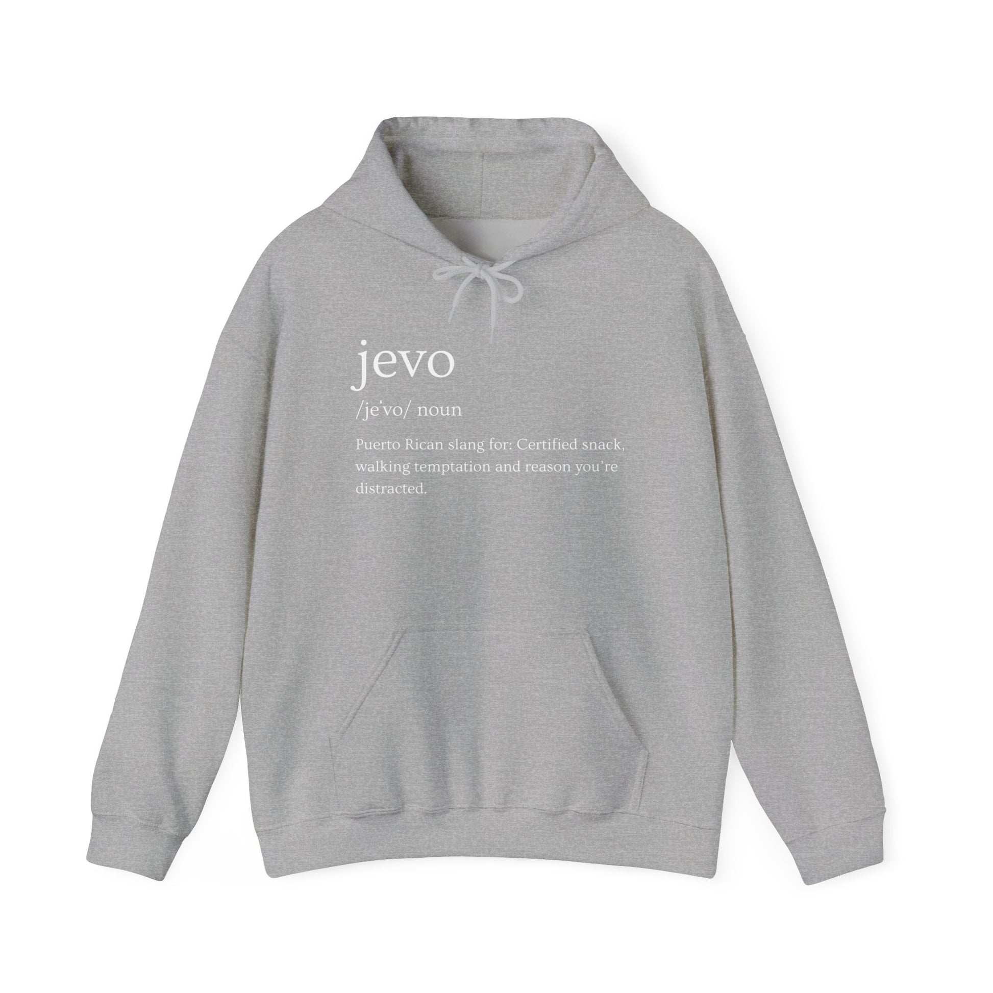 Jevo Hoodie - white font