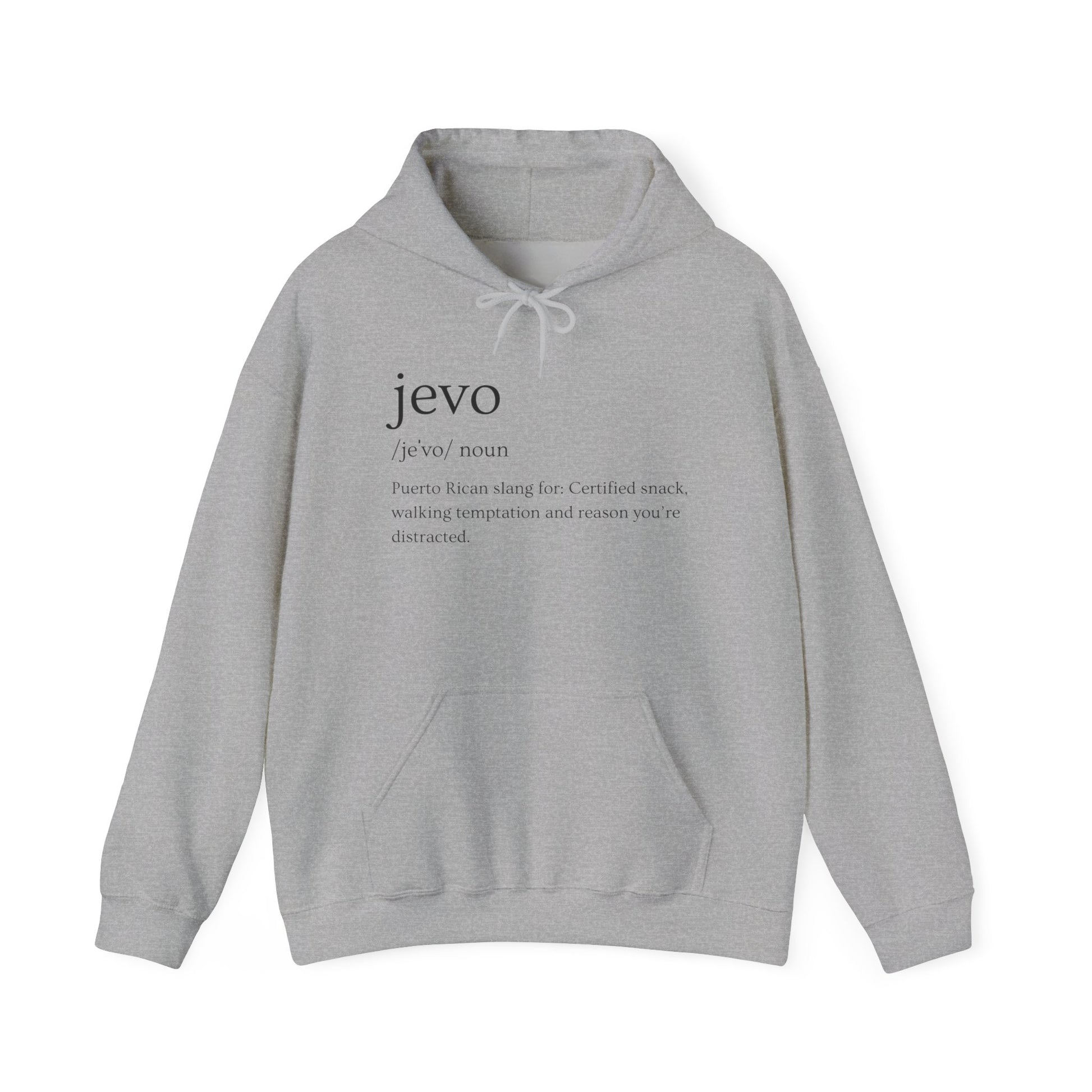 Jevo Hoodie - black font