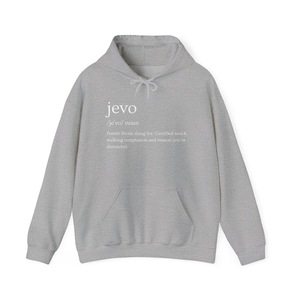 Jevo Hoodie - white font
