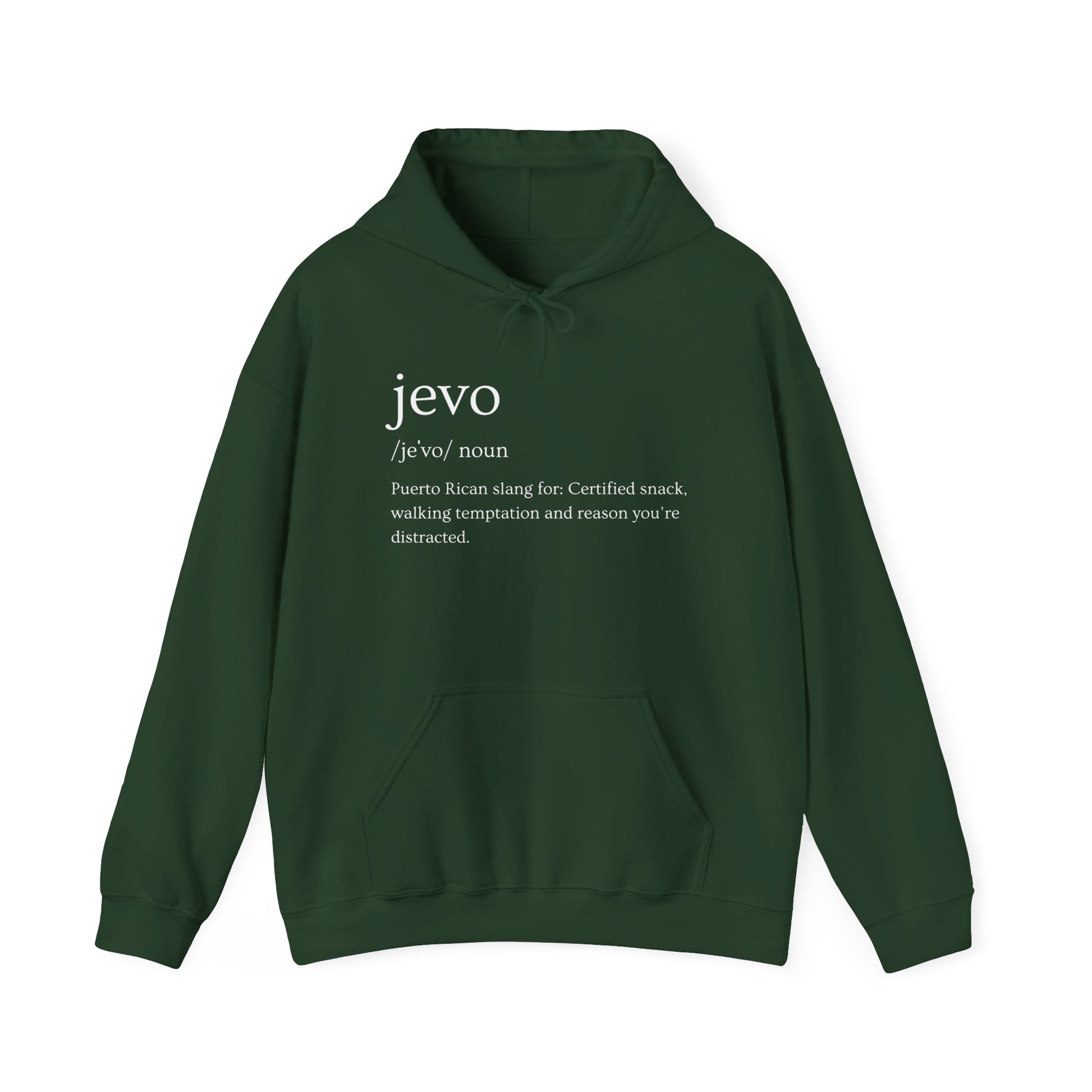 Jevo Hoodie - white font
