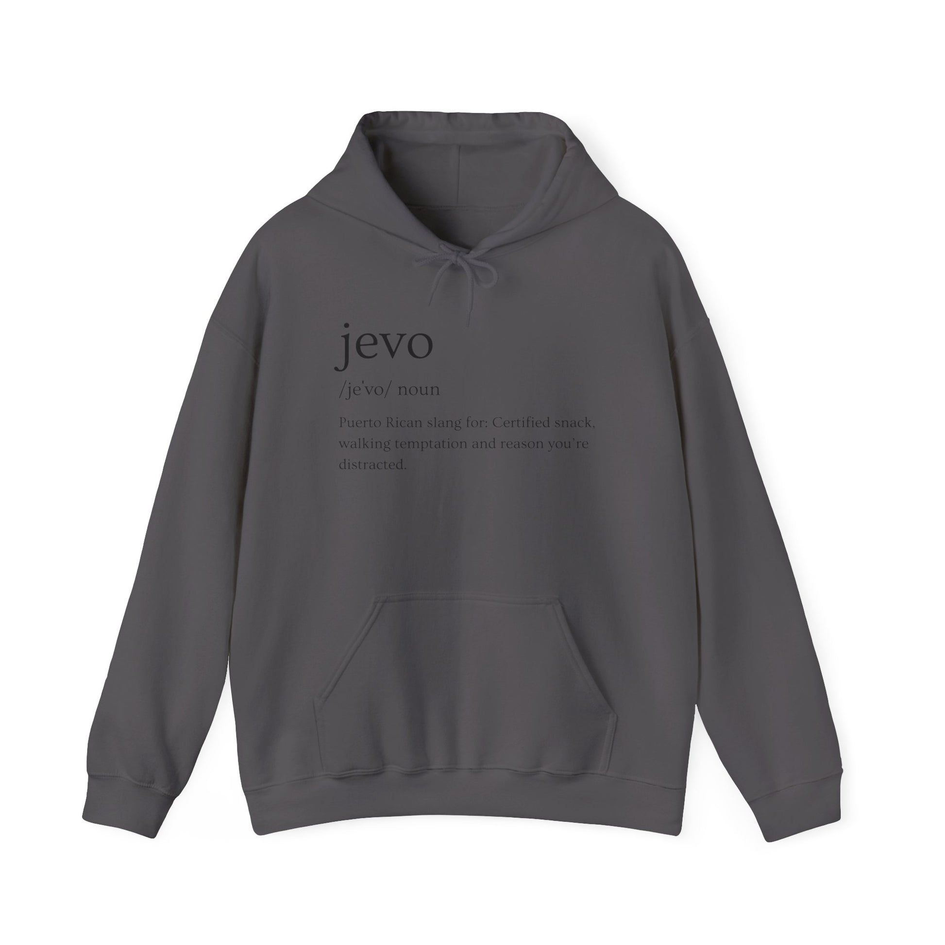 Jevo Hoodie - black font
