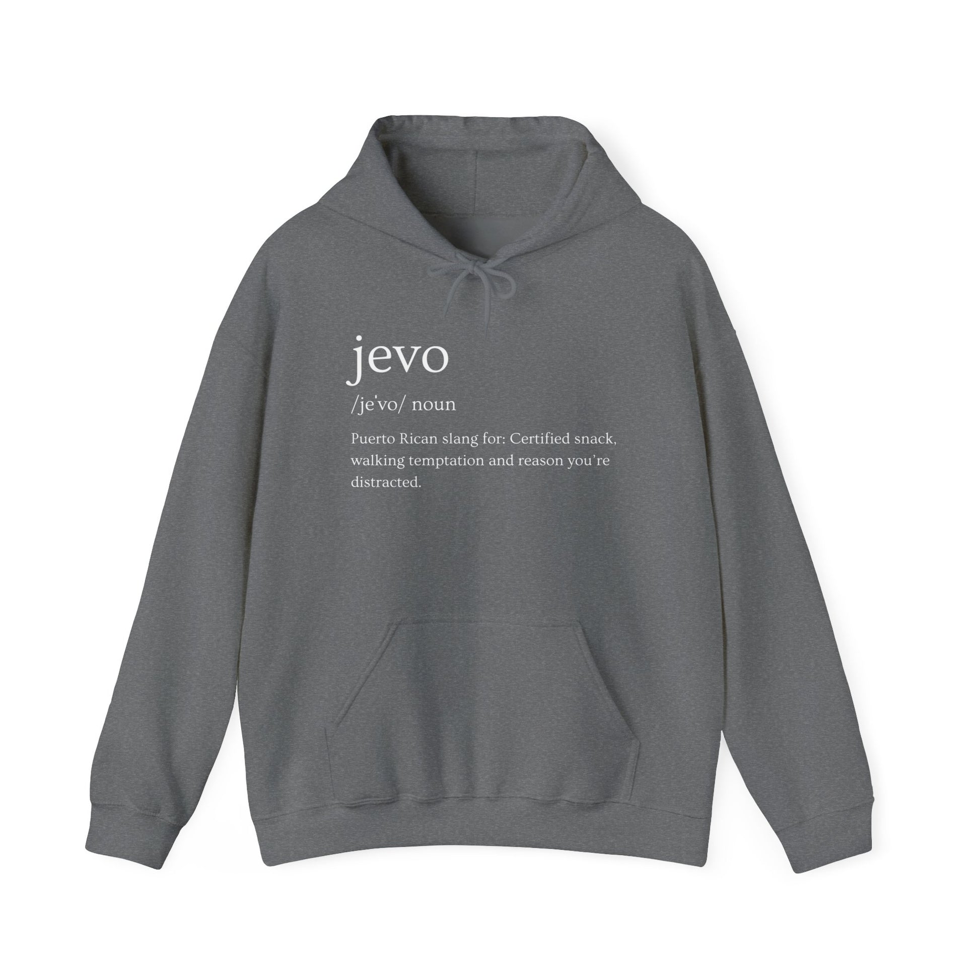 Jevo Hoodie - white font