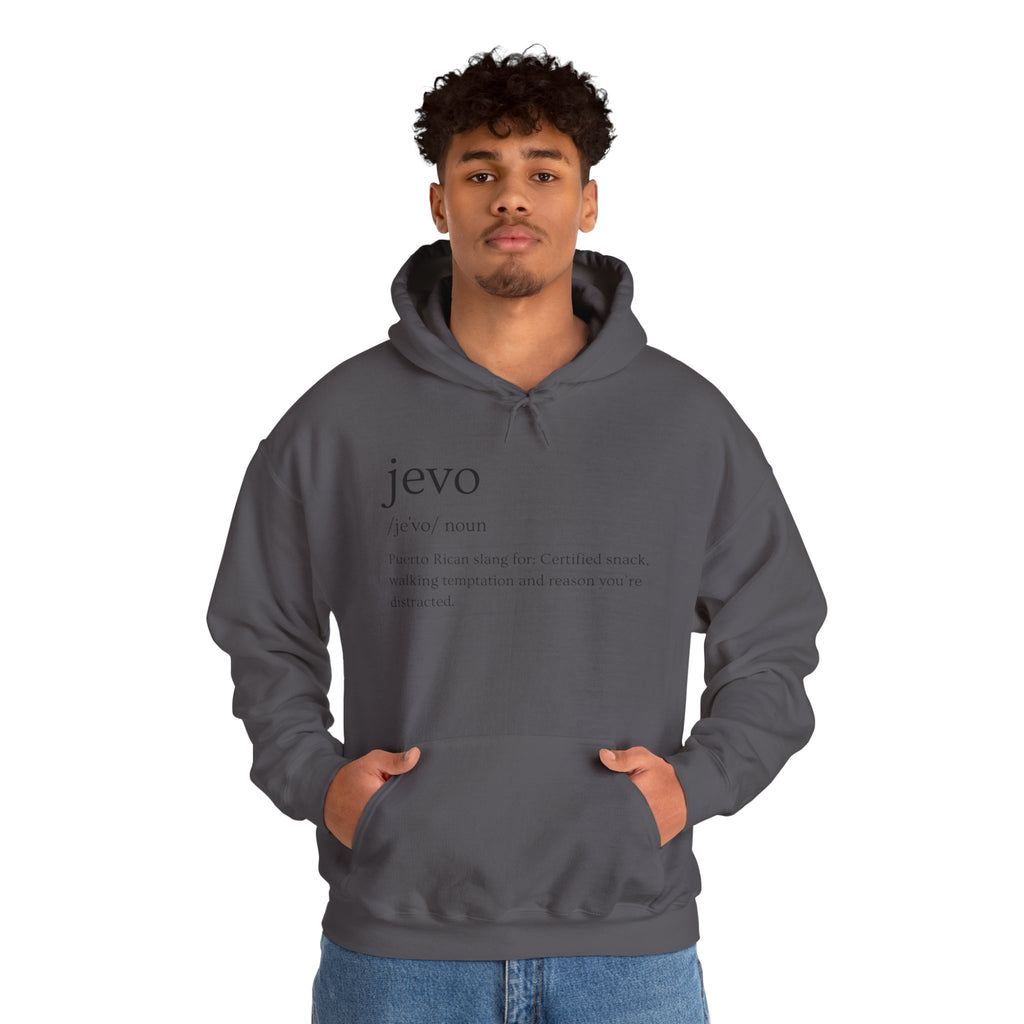 Jevo Hoodie - black font