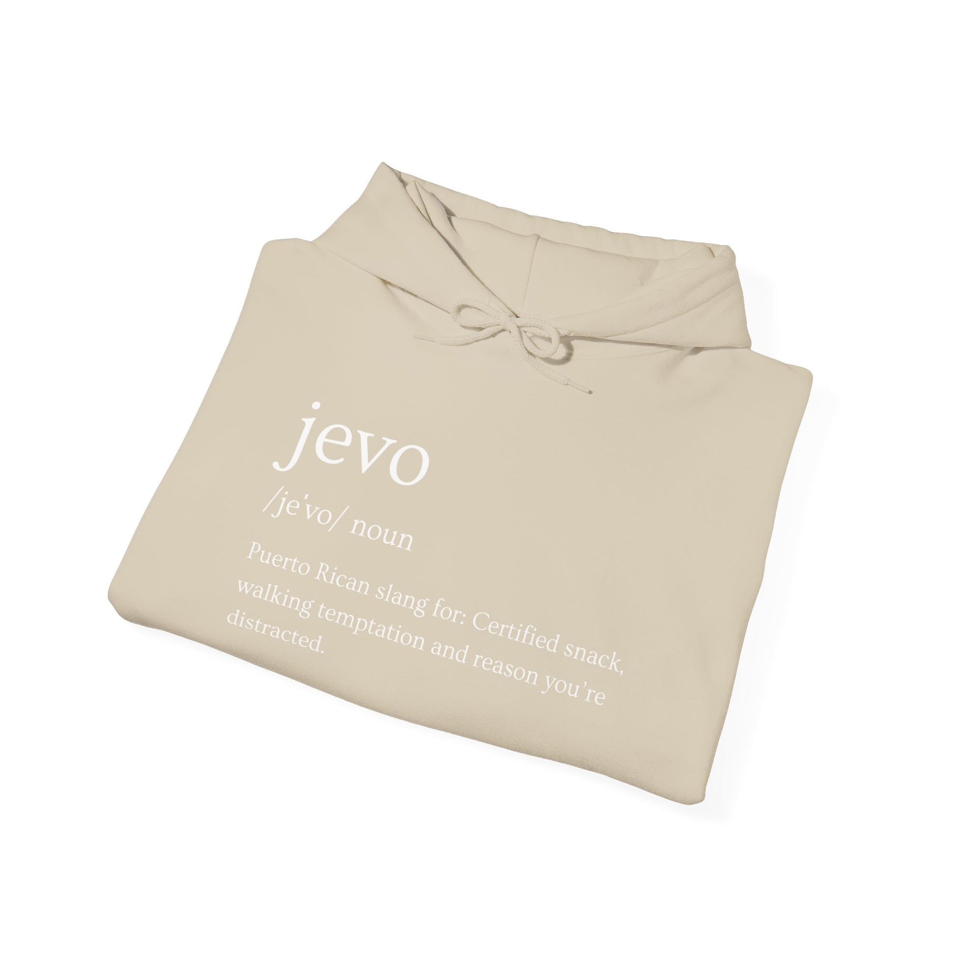 Jevo Hoodie - white font