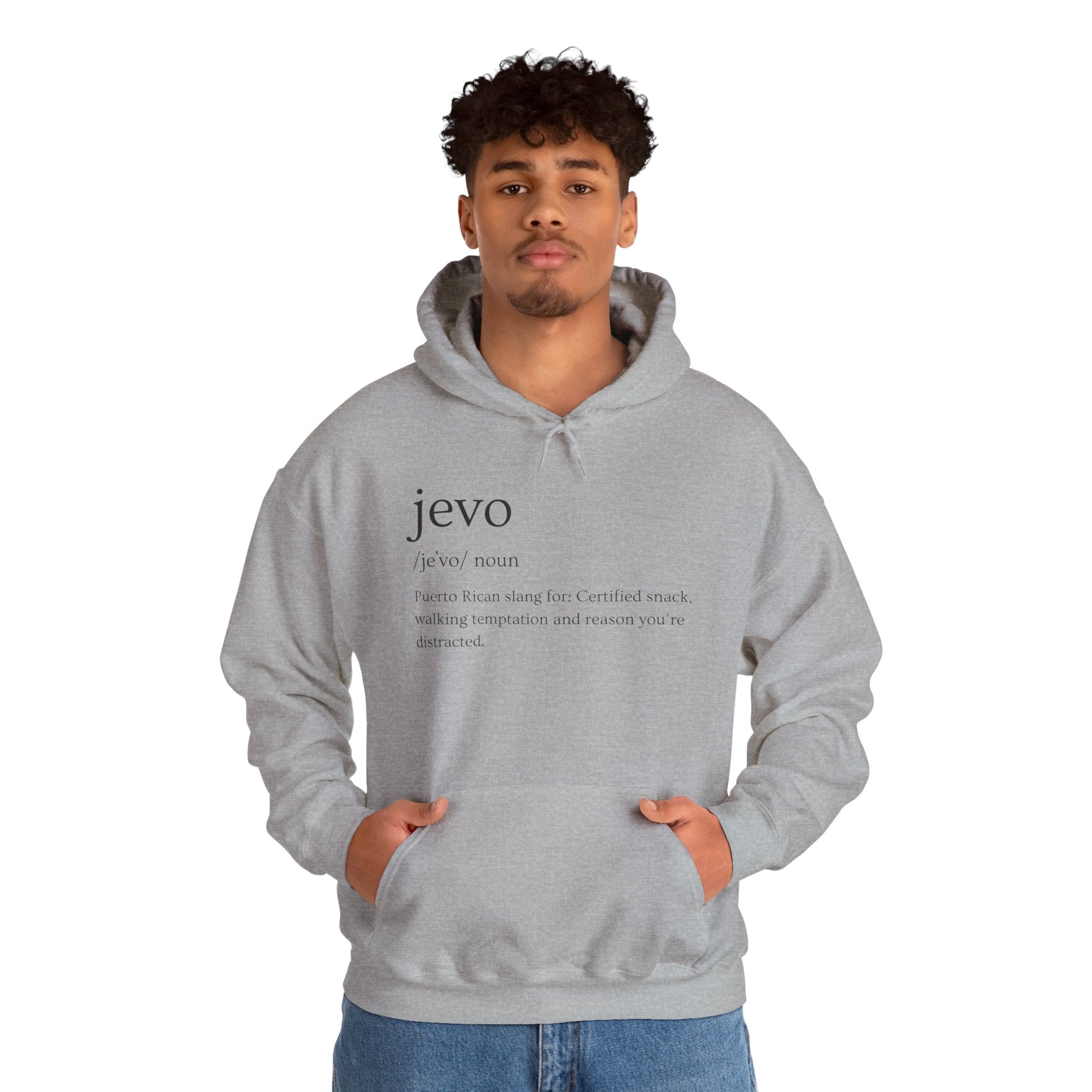 Jevo Hoodie - black font