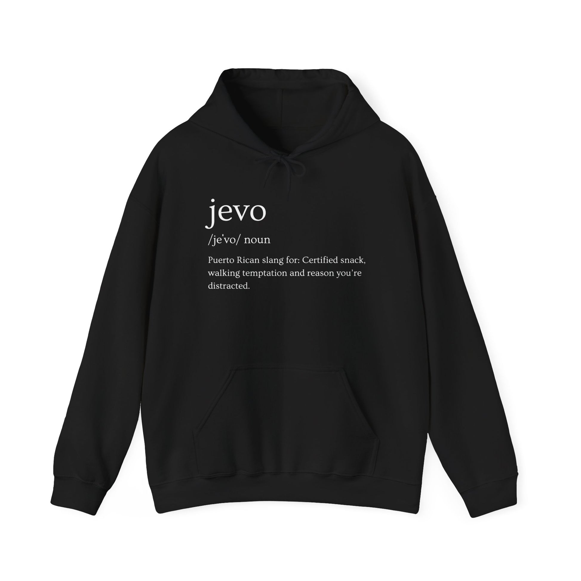 Jevo Hoodie - white font