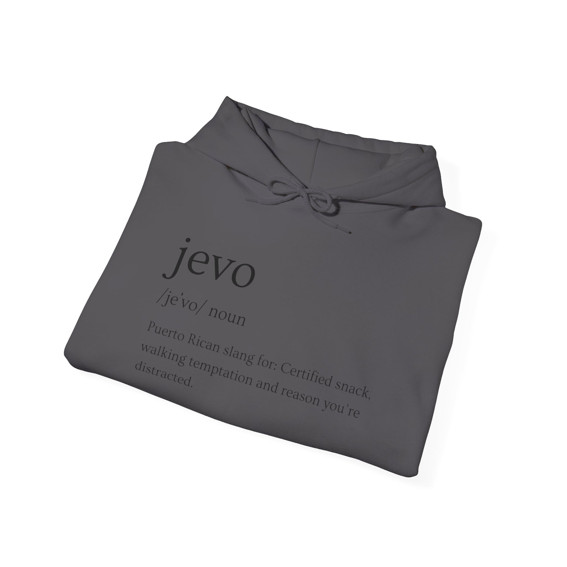 Jevo Hoodie - black font