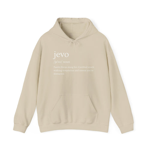 Jevo Hoodie - white font