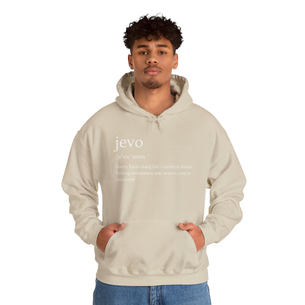 Jevo Hoodie - white font