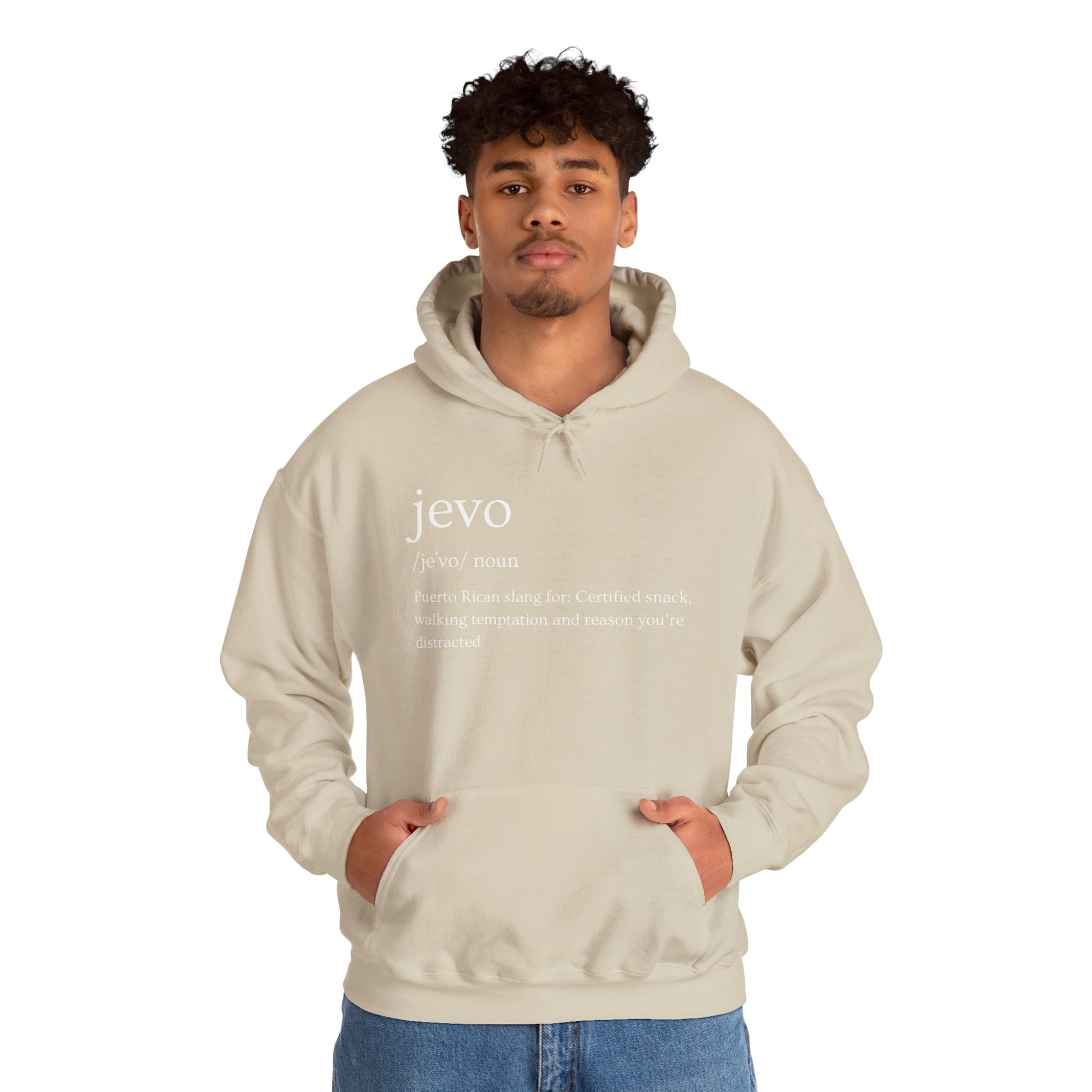 Jevo Hoodie - white font