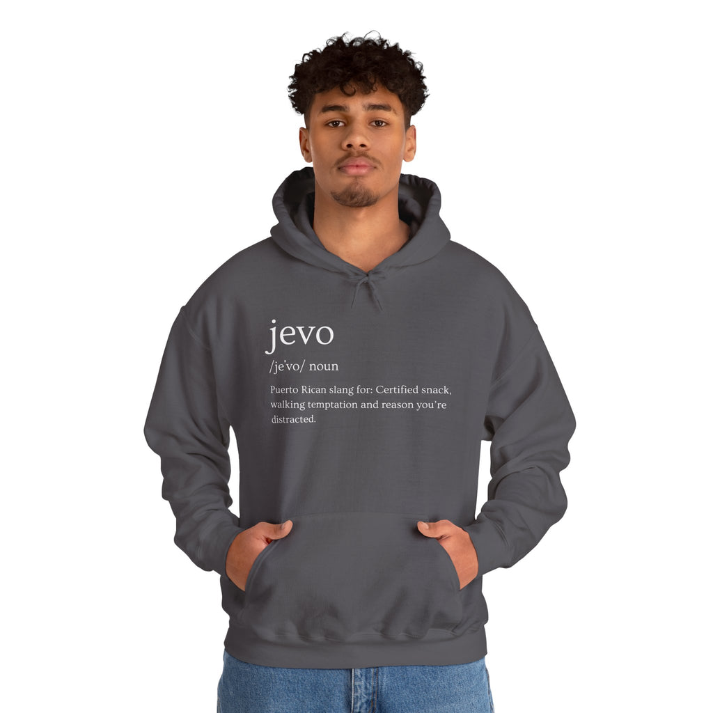Jevo Hoodie - white font