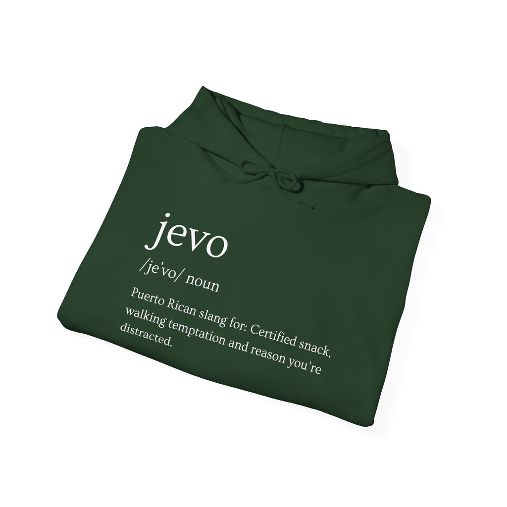 Jevo Hoodie - white font