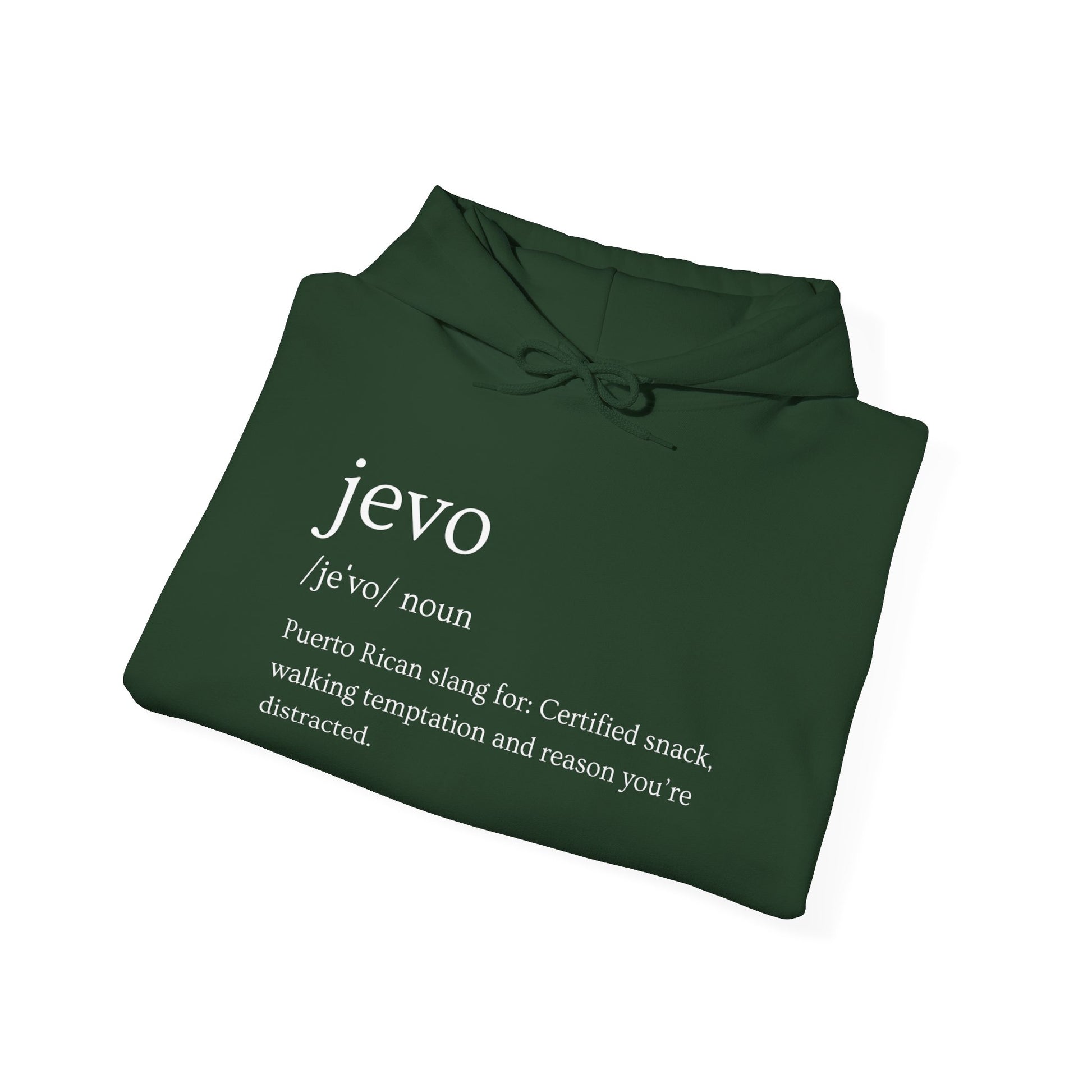 Jevo Hoodie - white font