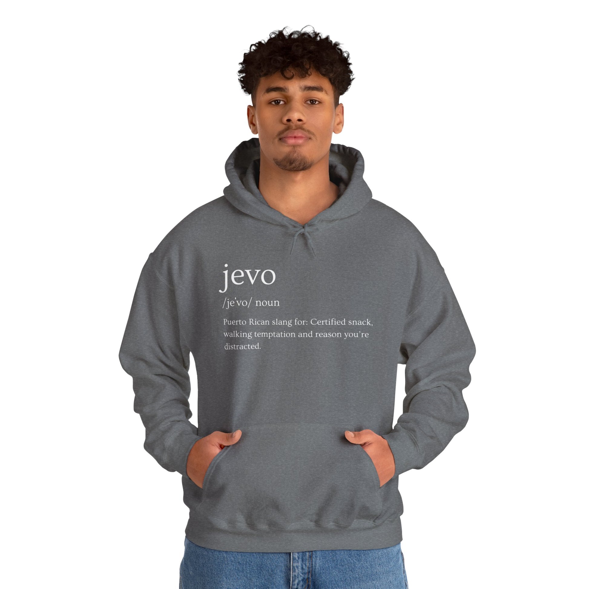 Jevo Hoodie - white font