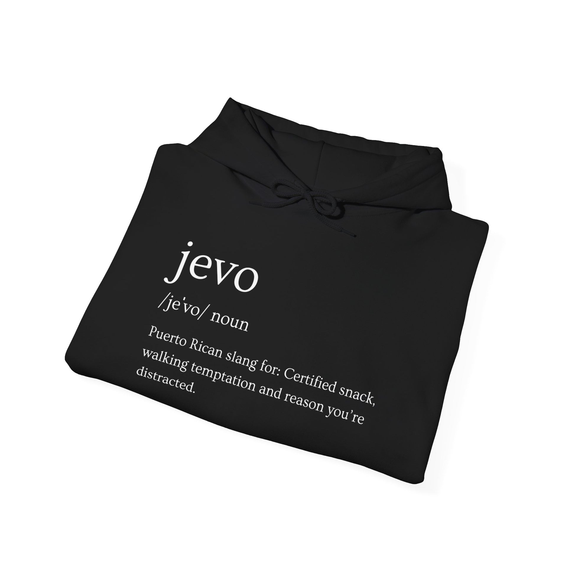 Jevo Hoodie - white font
