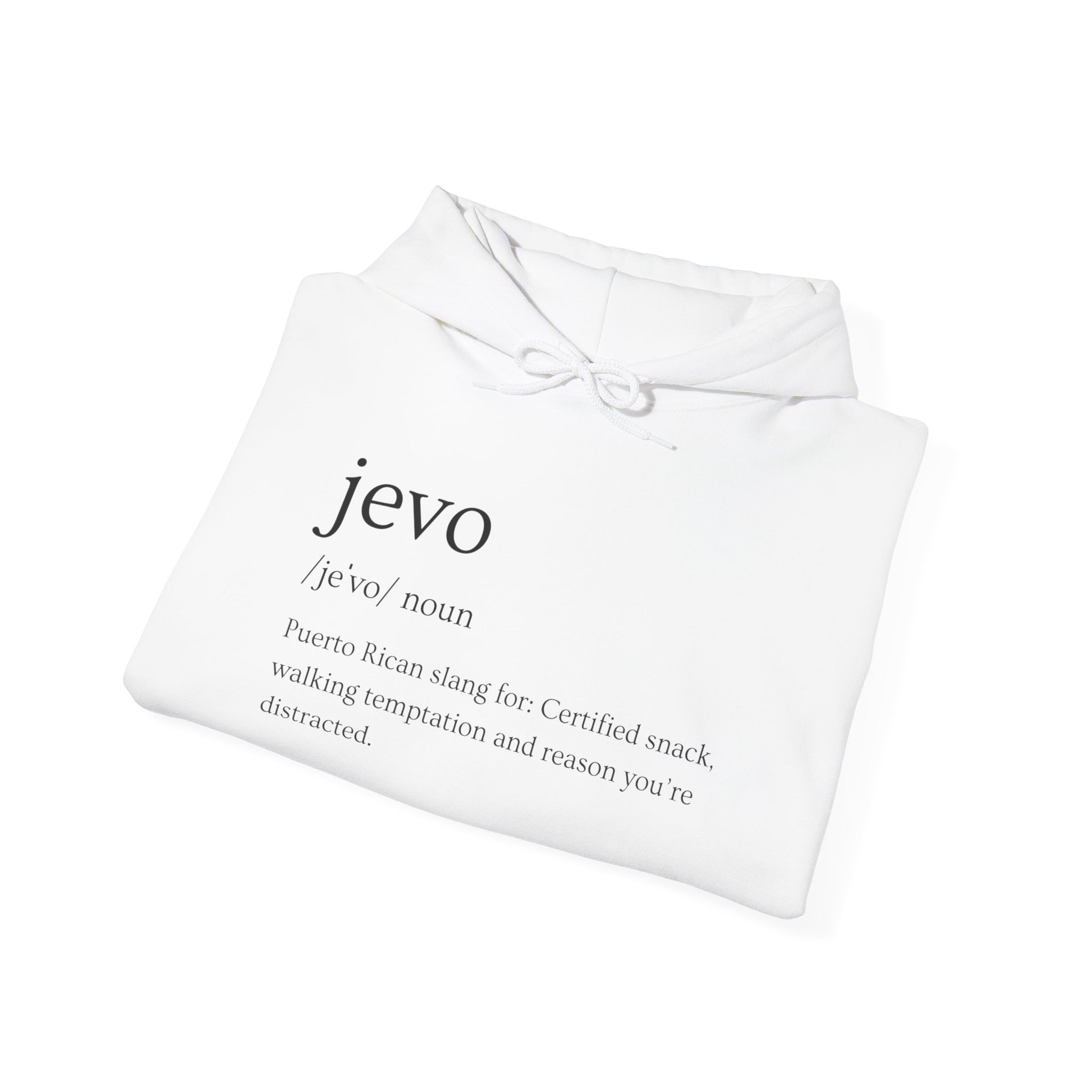 Jevo Hoodie - black font