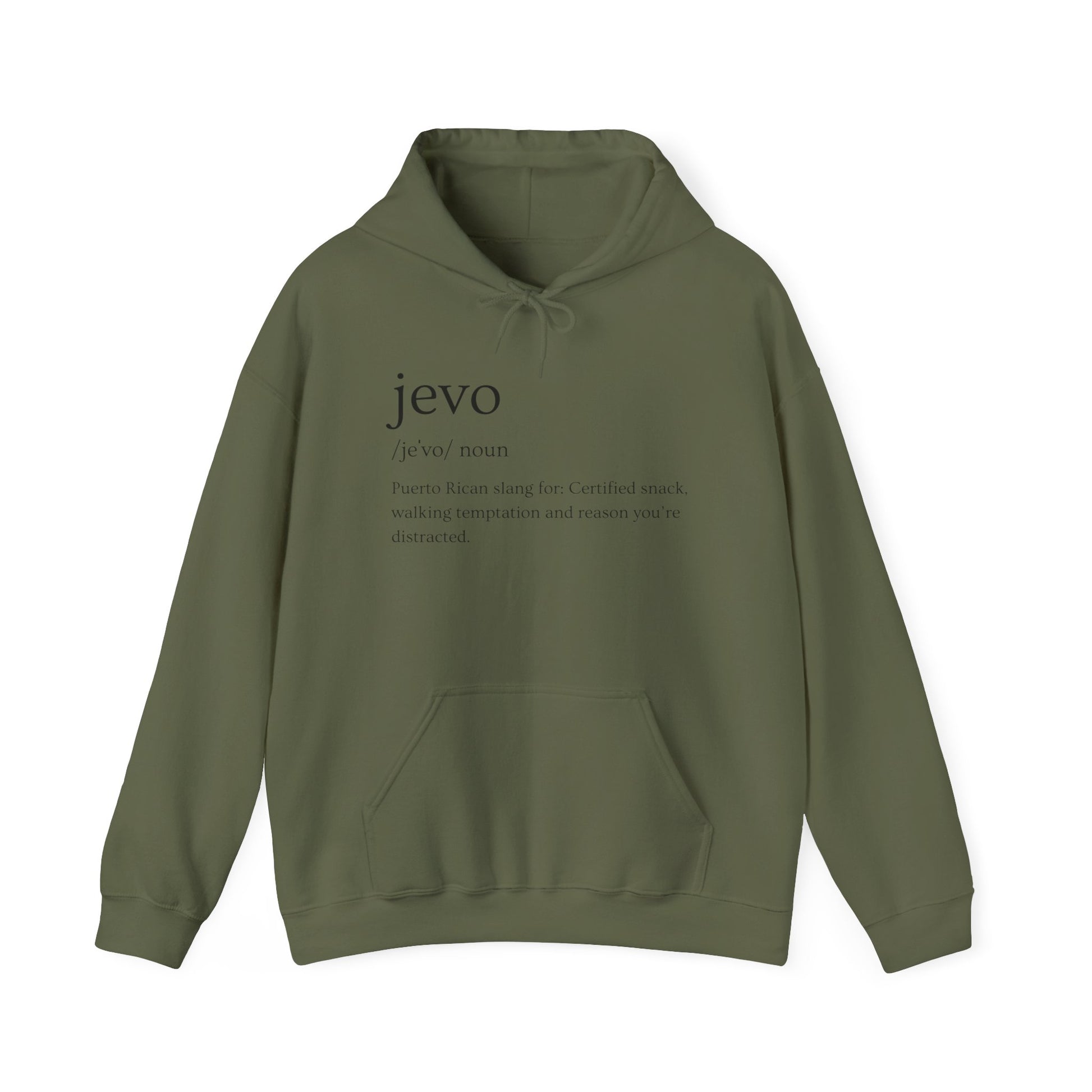 Jevo Hoodie - black font