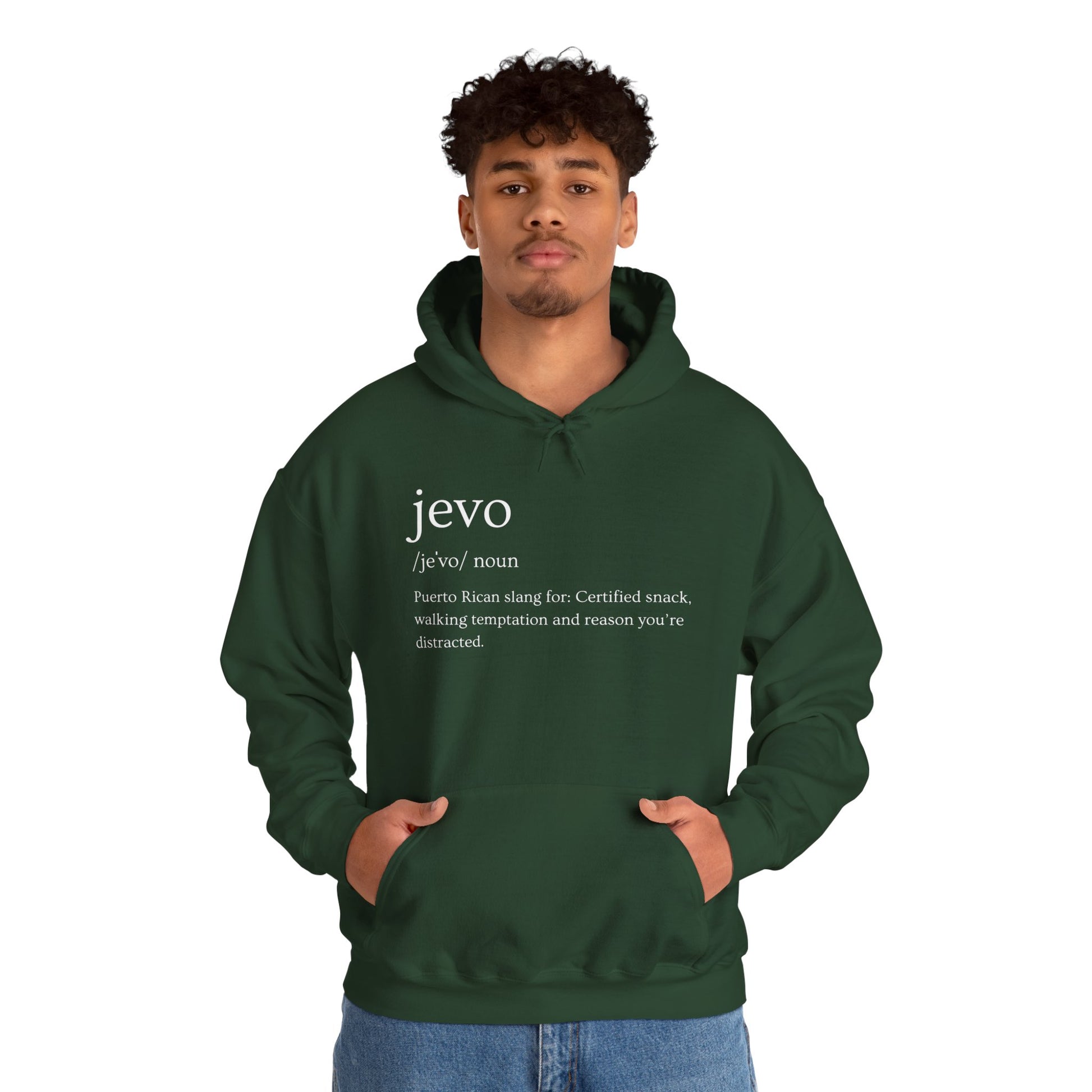 Jevo Hoodie - white font