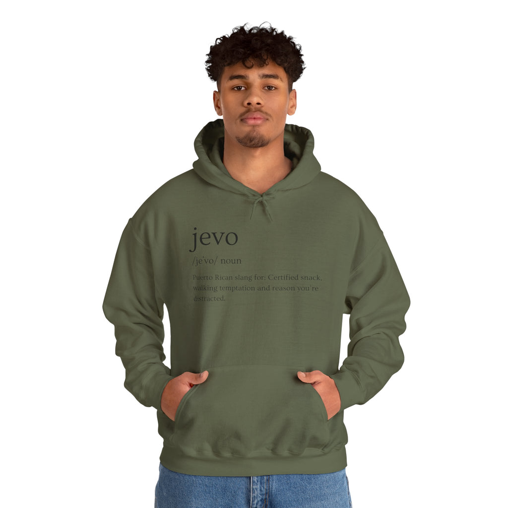 Jevo Hoodie - black font