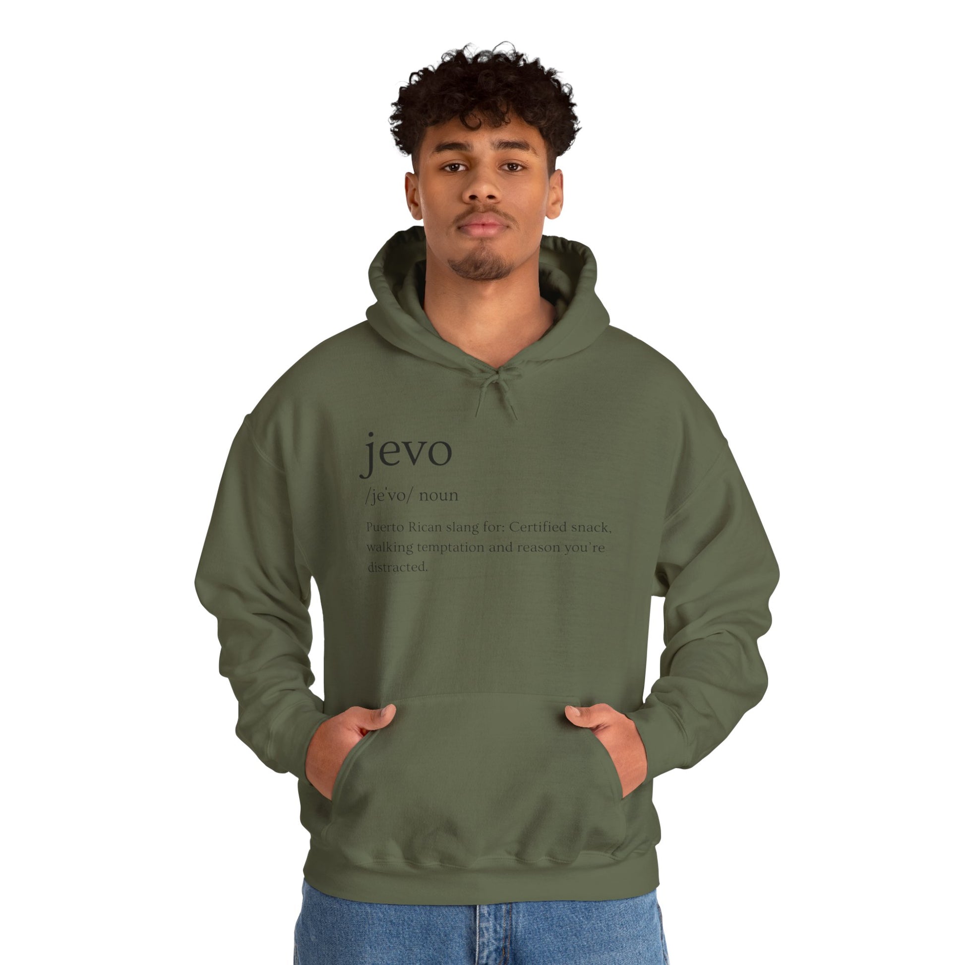 Jevo Hoodie - black font