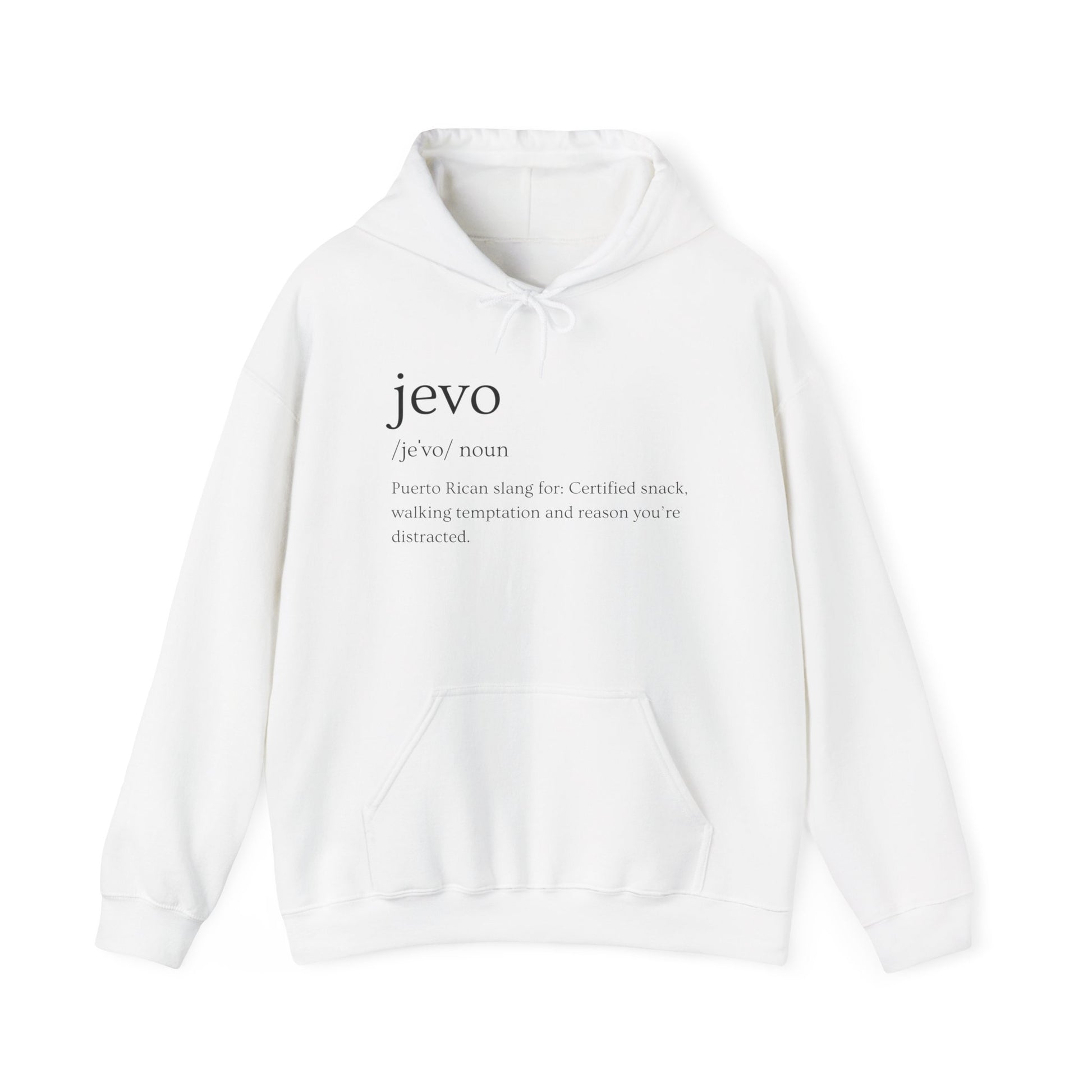 Jevo Hoodie - black font