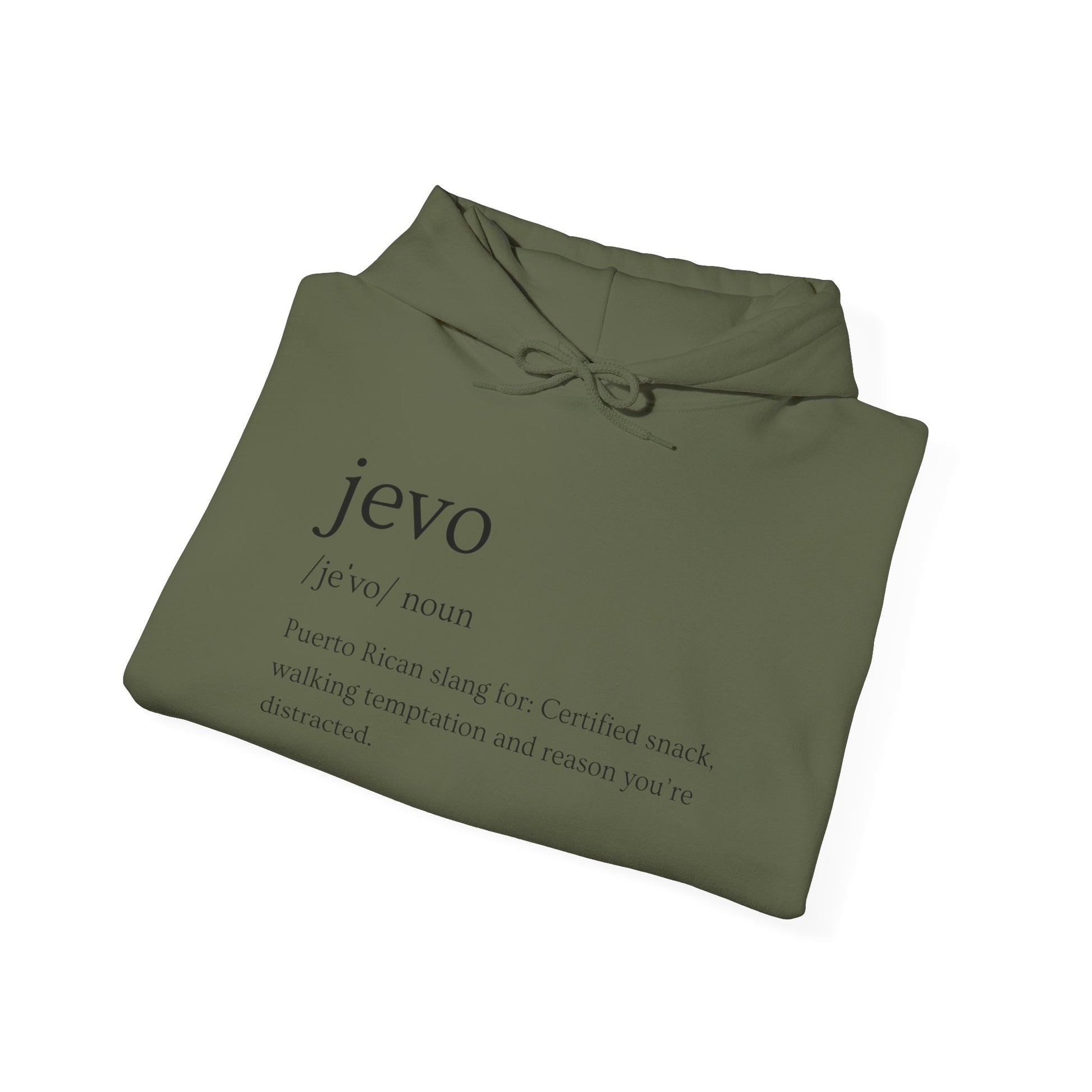 Jevo Hoodie - black font