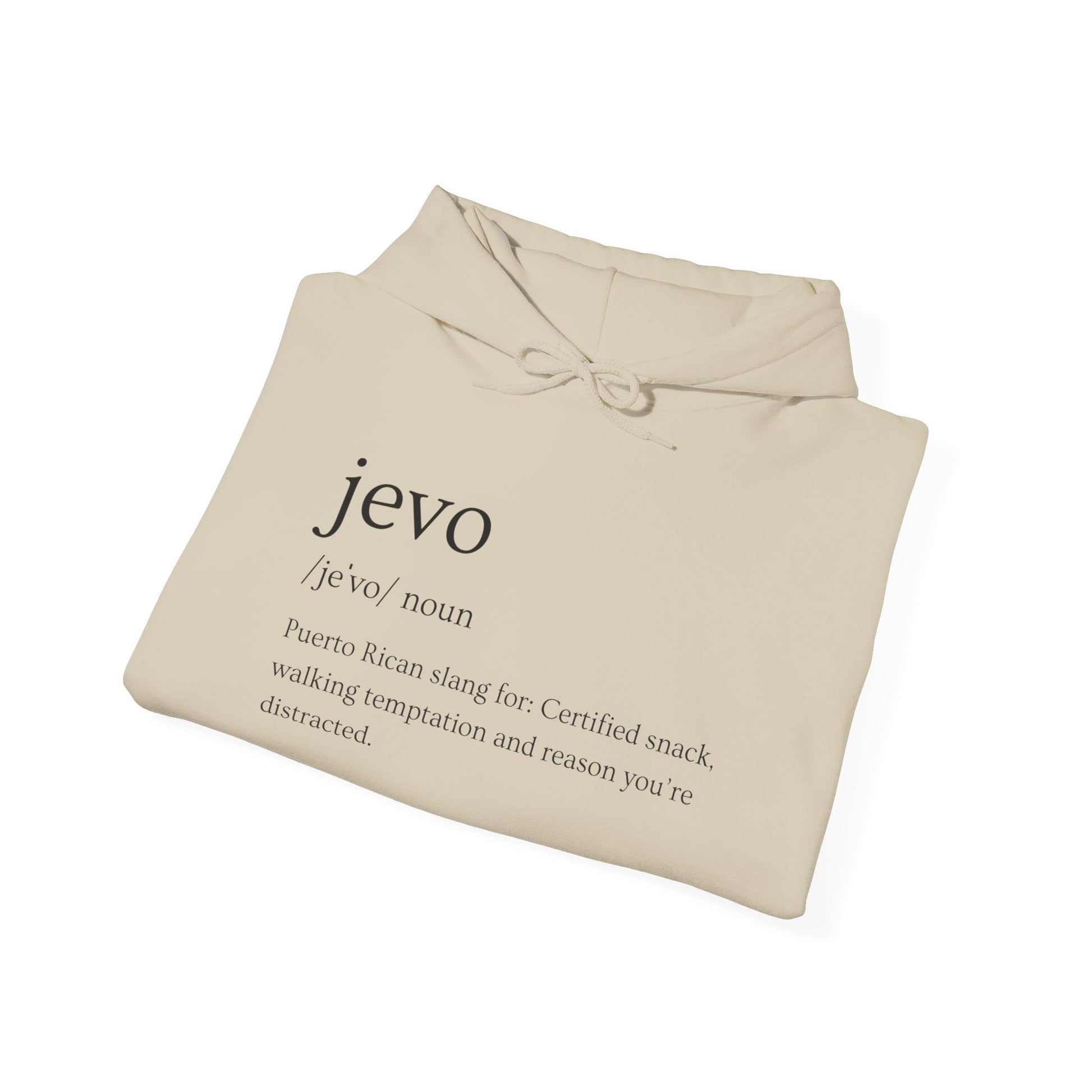 Jevo Hoodie - black font